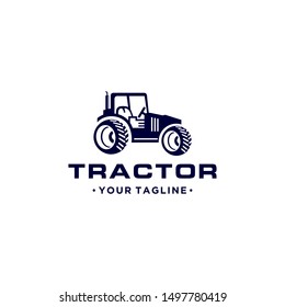 Tractor Farm Logo Template Stock Vector