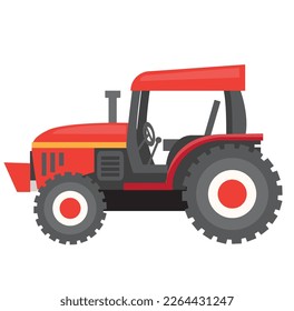 tractor for farmer vector illustration