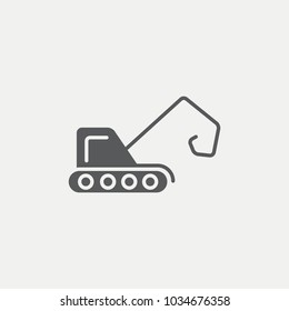 Tractor Flat Icon