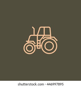 tractor icon, 