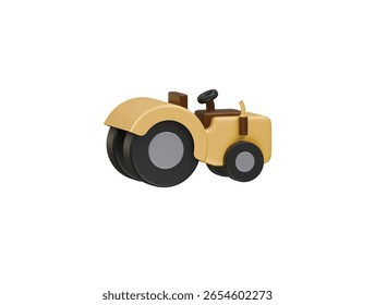  Traktorsymbol 3D-Illustration rendern