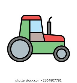 Tractor Icon Design For Personal And Comercial Use