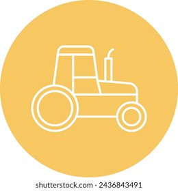 Tractor Icon Design For Personal And Comercial Use