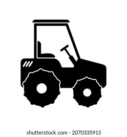 Tractor icon design template vector isolated illustration