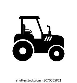 Tractor icon design template vector isolated illustration