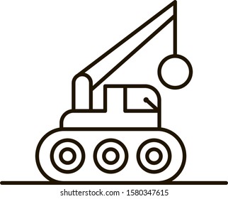 tractor icon. Element of farming and garden icons. Premium quality graphic design icon. Signs, outline symbols collection icon for websites, web design, mobile app on white background - Vector