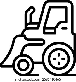 Tractor Icon. Farm Tractor Icon
