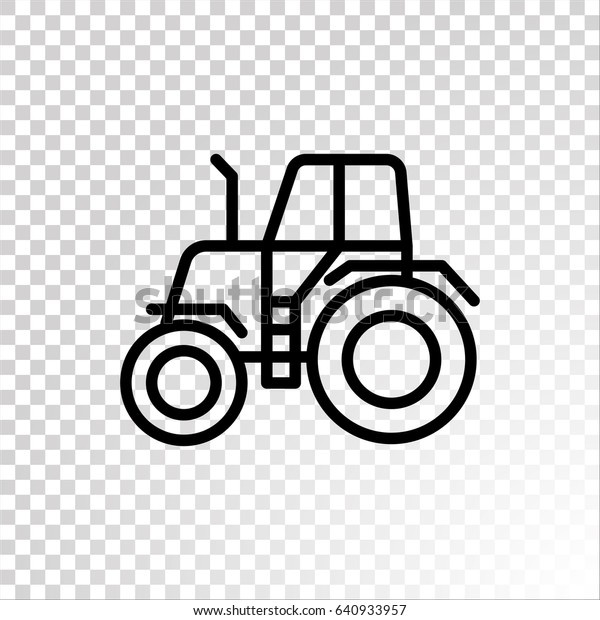 tractor icon\
flat.