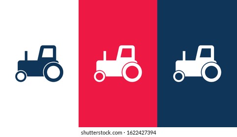 Tractor icon illustration isolated vector sign symbol