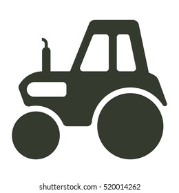 tractor icon illustration isolated vector sign symbol