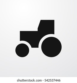 tractor icon illustration isolated vector sign symbol