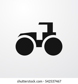 tractor icon illustration isolated vector sign symbol