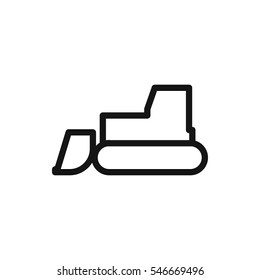 tractor icon illustration isolated vector sign symbol