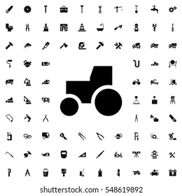 tractor icon illustration isolated vector sign symbol