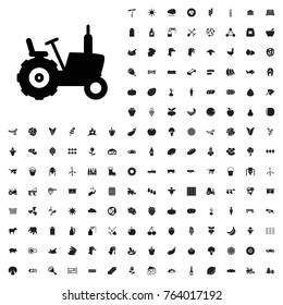 Tractor icon illustration isolated vector sign symbol. agriculture icons set for web and mobile.