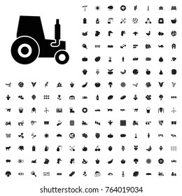 Tractor icon illustration isolated vector sign symbol. agriculture icons set for web and mobile.