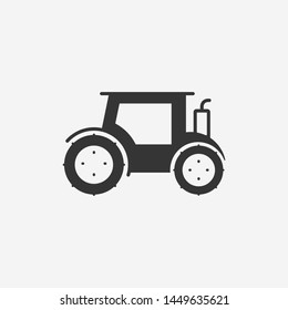 Tractor icon. New trendy tractor vector symbol.