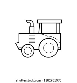 
tractor icon outline