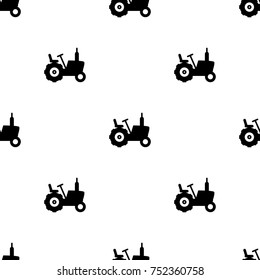 tractor icon pattern isolated vector sign symbol