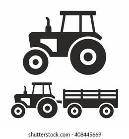 Tractor Icon Set