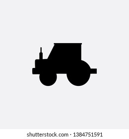 tractor icon sign signifier vector