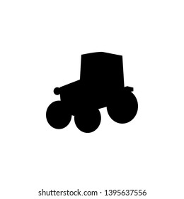 tractor icon sign signifier vector
