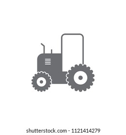Tractor icon. Simple element illustration. Tractor symbol design from Transport collection set. Can be used for web and mobile on white background