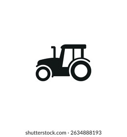 Tractor icon. Simple tractor icon for social media, app and web design. Vector illustration.