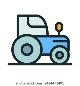 Tractor icon. Tracktor for agriculture. Agriculture icon
