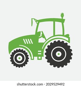 Tractor icon trendy design template. tractor logo vector design