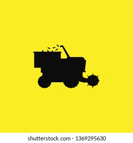 tractor icon vector