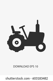 Tractor icon, Vector