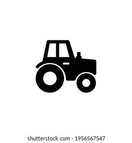 tractor icon vector. agricultural sign
