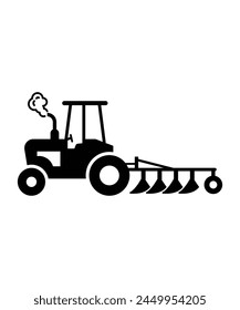 tractor icon, vector best flat icon.