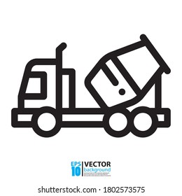 Tractor icon vector design, farm and buildings machines, construction vehicles isolated on white. Eps 10 vector illustration.