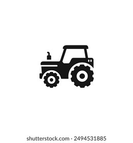 Tractor icon vector. EPS 10 editable vector