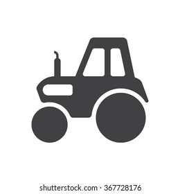 Tractor Icon Vector Flat Design