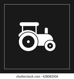 tractor icon. tractor vector illustration
