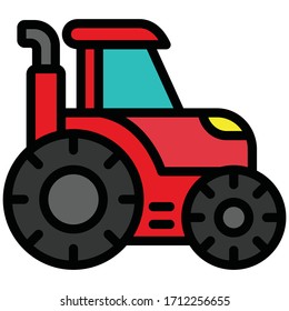 Vektorillustration der Zugmaschine