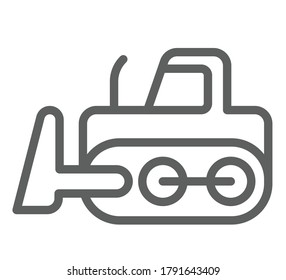 Tractor icon vector illustration flat design
