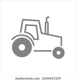tractor icon vector illustration symbol