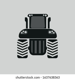 tractor icon vector sign symbol for design