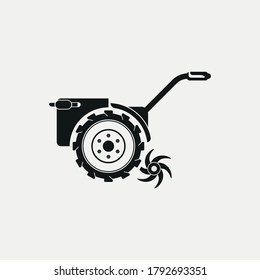 tractor icon vector sign symbol for design