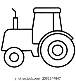 tractor icon a white backgrount.