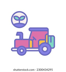 tractor icon for your website design, logo, app, UI.