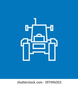 Tractor line icon.