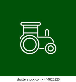 tractor line icon