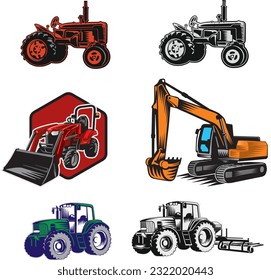 100,000 Tractor Vector Images