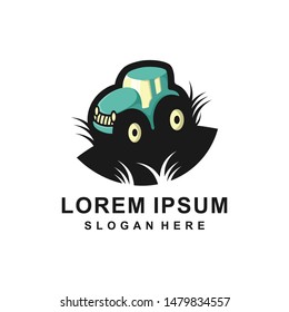 tractor logo design art vector awesome inspiration