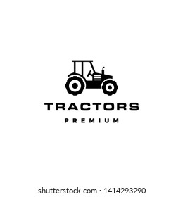 tractor logo vector icon illustration